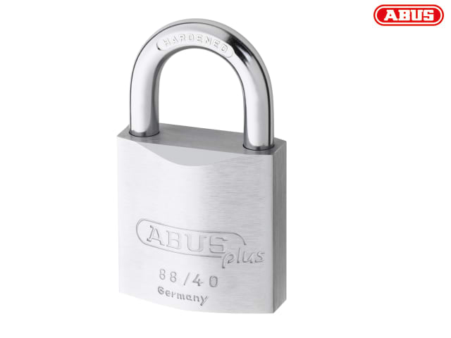 ABUS 88/40 Brass PLUS Cylinder Padlock 22mm Shackle High Security Lock