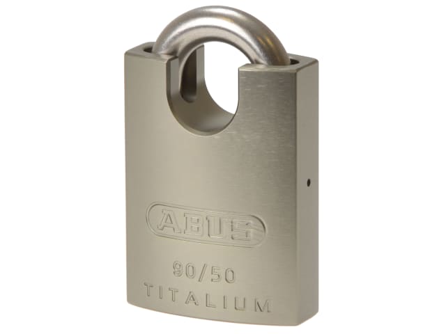 ABUS 90RK/50 TITALIUM Padlock Closed Shackle Marine Grade Security Lock
