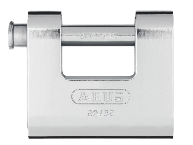 ABUS 92/65mm Monoblock Brass Shutter Padlock Keyed Alike KA8511 Security 7