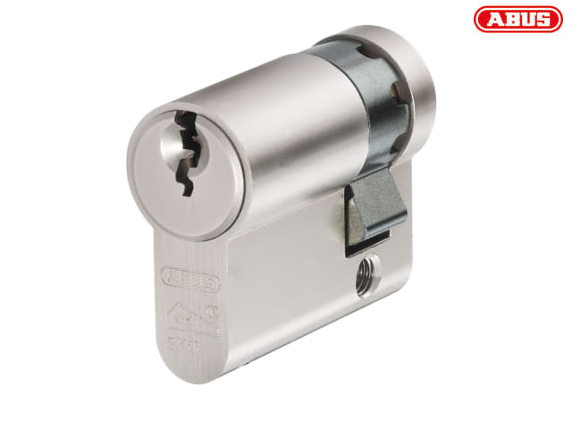 ABUS E60NP Euro Half Cylinder 10mm x 35mm Nickel Pearl Anti-Pick Protection