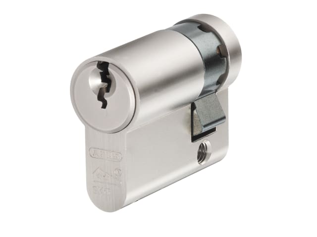 ABUS E60NP Euro Half Cylinder 10mm x 35mm Nickel Pearl Anti-Pick Protection