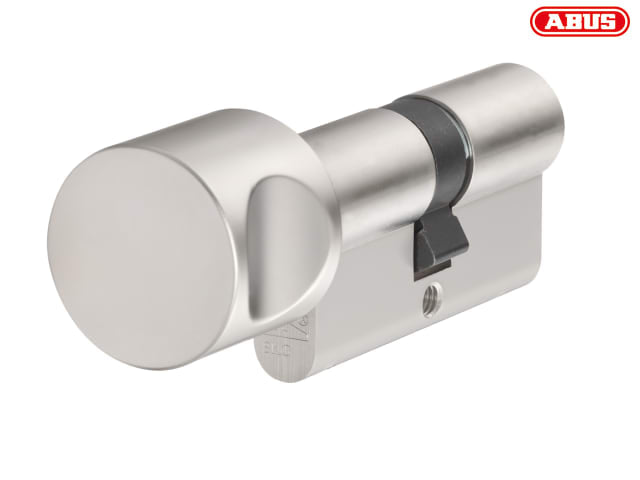 ABUS KE60NP Euro Thumbturn Cylinder 45mm Z & 30mm K Nickel Pearl Security Lock