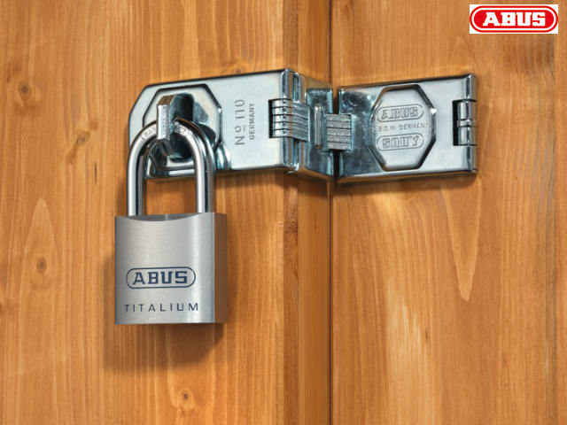 ABUS 80TI TITALIUM Padlock 60mm Keyed Alike KA8011 Lightweight Durable Security