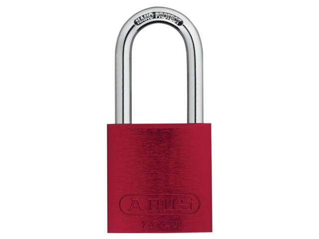 ABUS 72/40mm Red Aluminium Padlock Keyed Alike 40mm Long Shackle Security 6