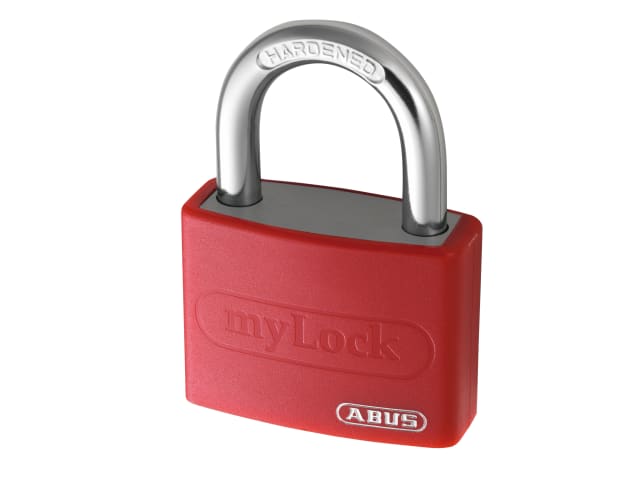 ABUS T65AL 40mm Aluminium Padlock Red Keyed Alike Lightweight Security Lock