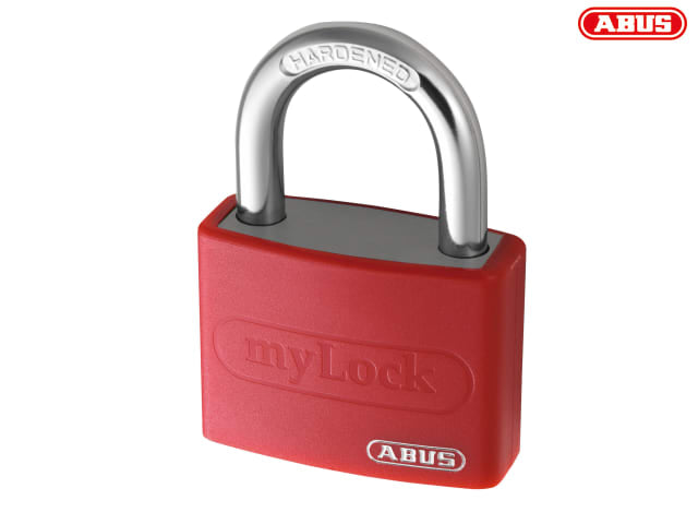 ABUS T65AL 40mm Aluminium Padlock Red Keyed Alike Lightweight Security Lock