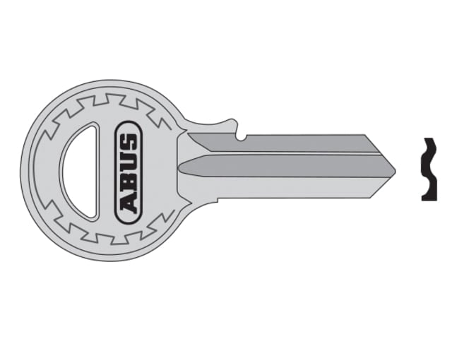 ABUS T84/40 40mm Left Hand Key Blank for 84 Series Padlocks 08682