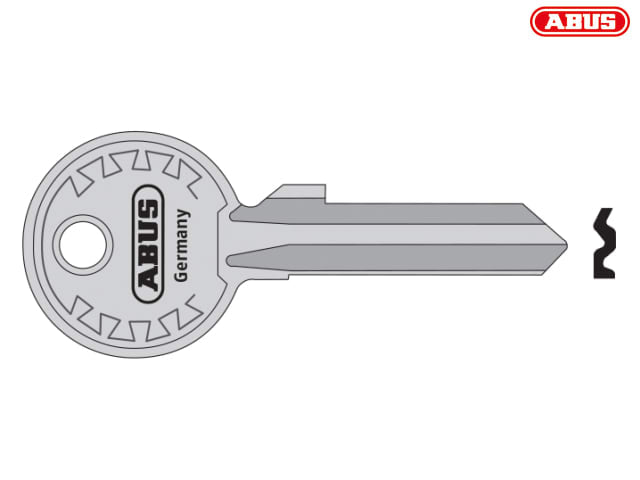 ABUS Key Blank 00906 for 82/63C 82/70C Padlocks Mechanical Replacement Key