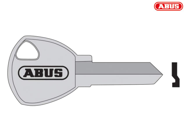 ABUS 65/40+45 Old Key Blank for Brass Padlocks - High Quality Replacement Key