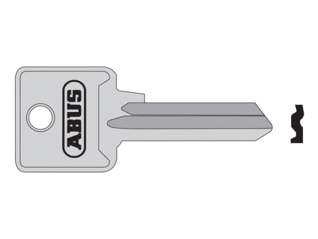 ABUS 85/40 40mm L Key Blank for 85 Series Padlocks - High Quality Replacement