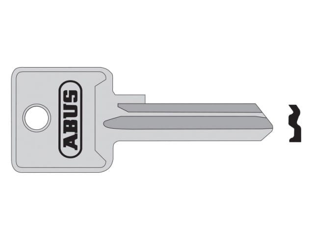 ABUS 85/50 50mm Padlock +60 Left Hand Key Blank for 85 Series Locks