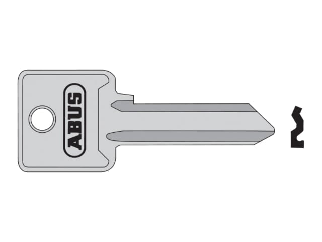 ABUS 85/30 Right Hand Key Blank 30mm for 85 Series Padlocks Replacement Key
