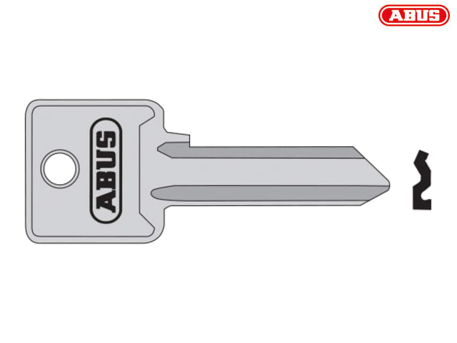 ABUS 85/30 Right Hand Key Blank 30mm for 85 Series Padlocks Replacement Key