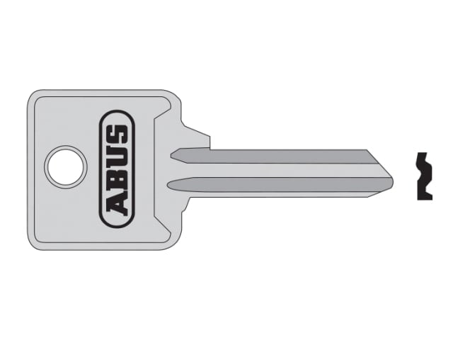 ABUS 85/40 Right Hand Key Blank for 85 Series Padlocks 40mm Replacement Key