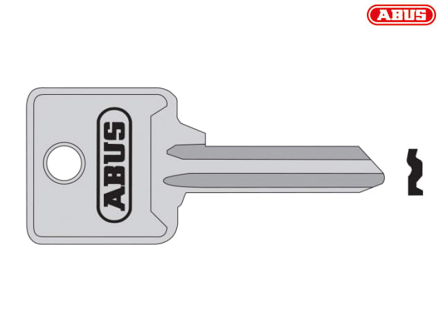 ABUS 85/40 Right Hand Key Blank for 85 Series Padlocks 40mm Replacement Key