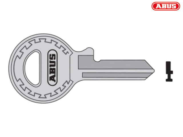 ABUS 65/15 Right Hand Key Blank 09328 for Brass Padlocks - Quality Replacement