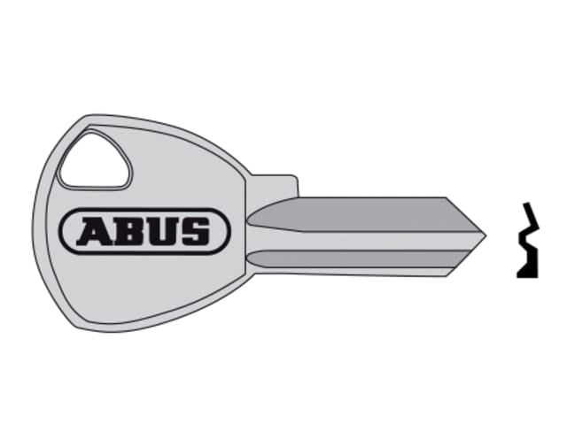 ABUS 65/20 20mm New Profile Key Blank for Brass Padlocks - Replacement Key