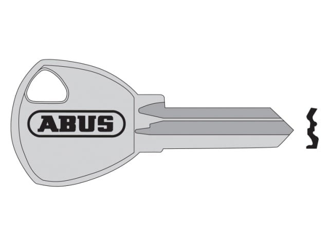 ABUS 65/50 50mm Brass Padlock +60 New Key Blank for 65 Series Locks