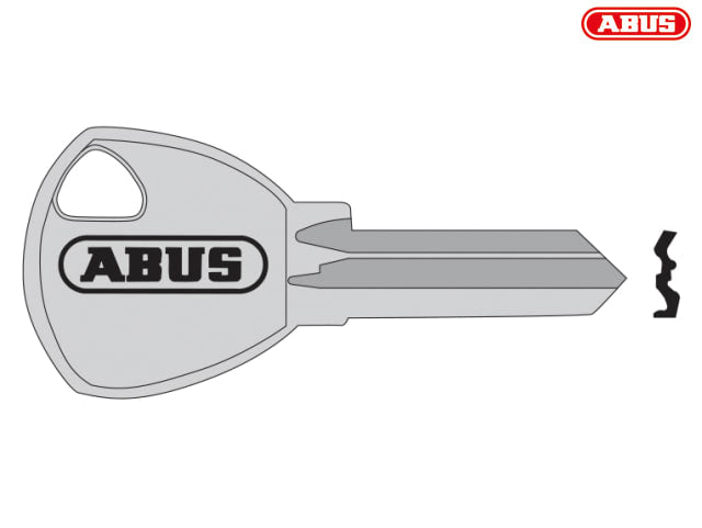 ABUS 65/50 50mm Brass Padlock +60 New Key Blank for 65 Series Locks