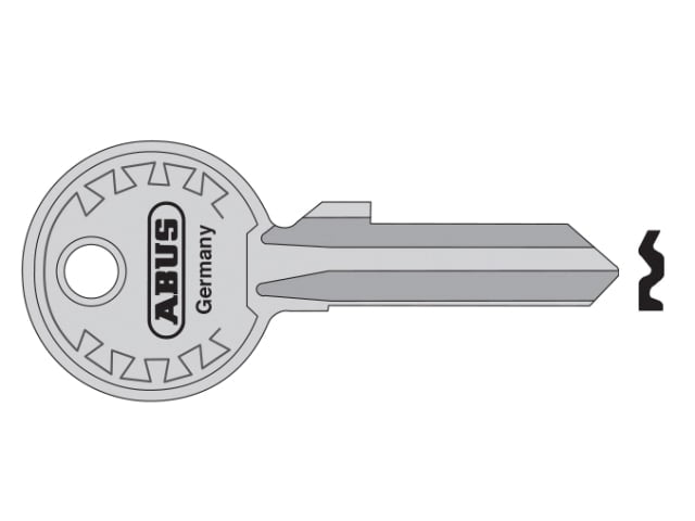ABUS 24-26-28 Right Hand Key Blank 4/5 Compatible Replacement Key Blanks