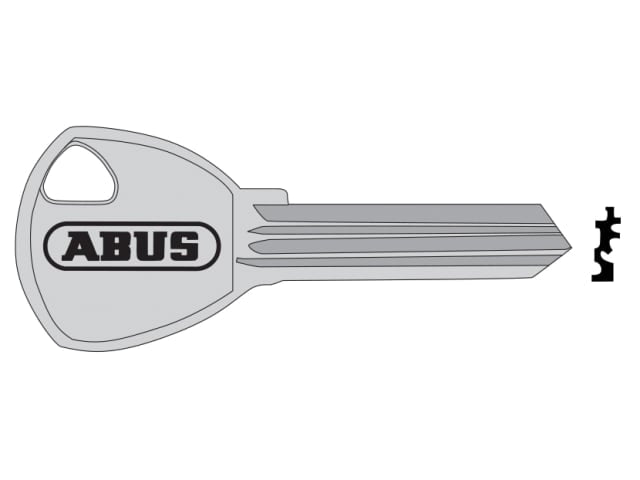 ABUS 80TI Key Blank for 40mm 45mm 50mm 60mm Padlocks 57862 Replacement