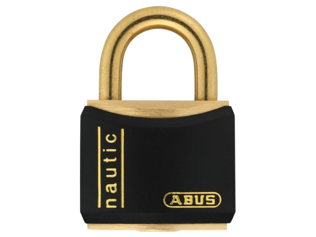 ABUS T84MB 30mm Black Rustproof Padlock Solid Brass Body Anti-Corrosion