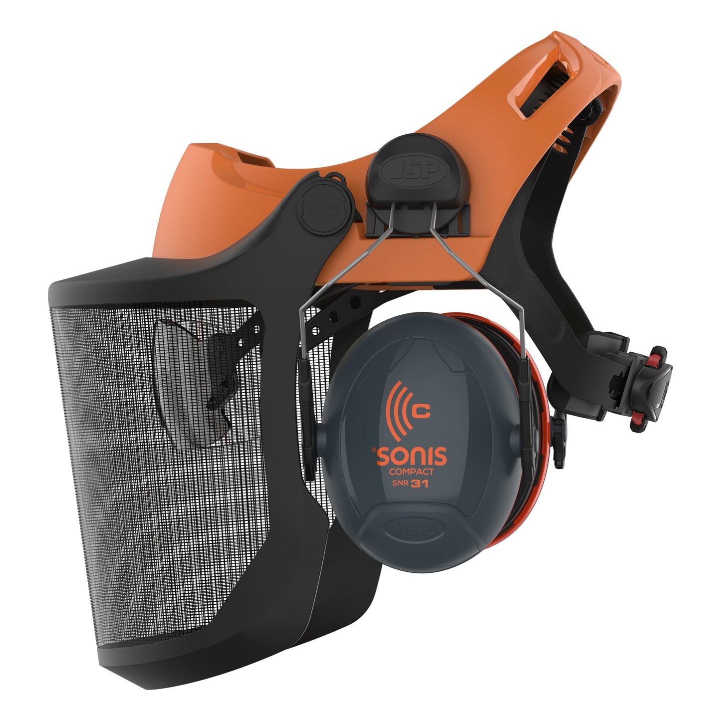 JSP EVOGuard M2 Forestry Browguard System with Stainless Steel Visor