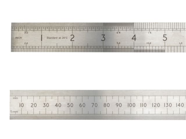 Advent ASR 300 Precision Steel Rule 300mm 12in Stainless Steel Metric Imperial
