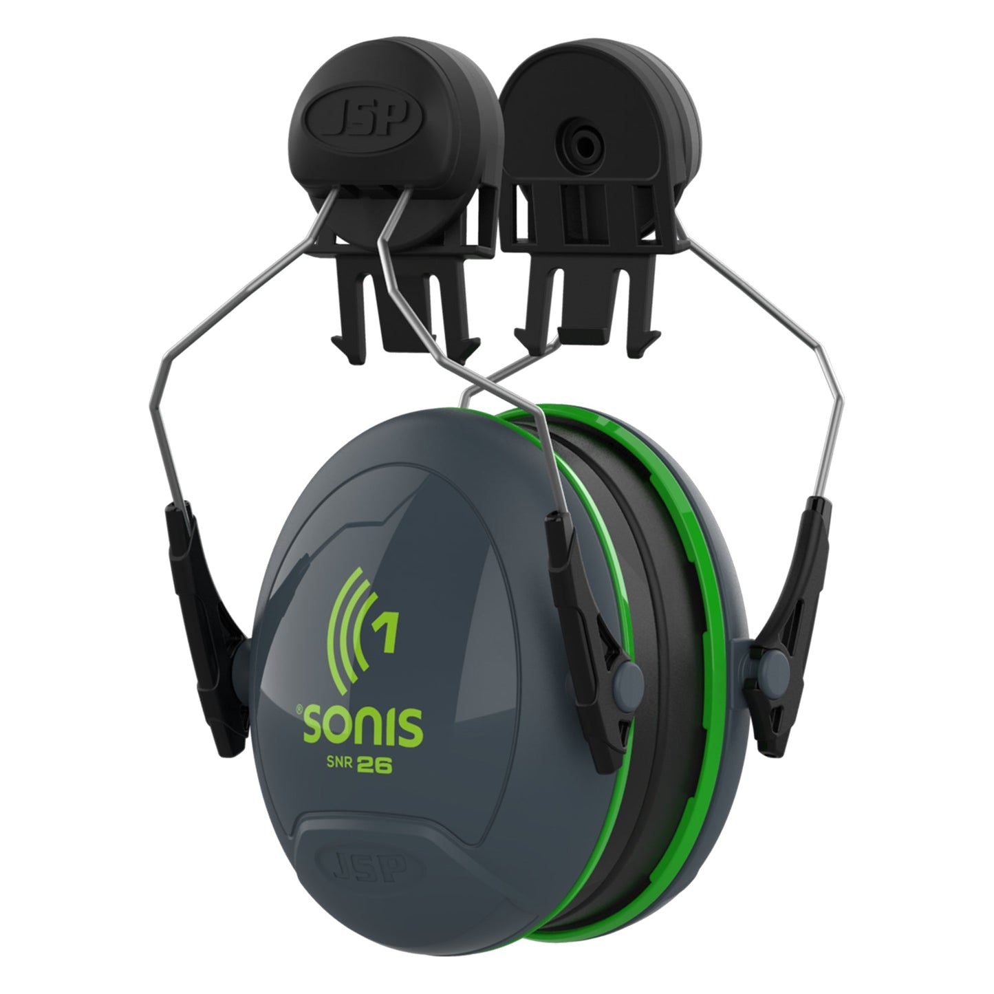 JSP Sonis 1 Helmet Mounted Ear Defenders 26dB SNR Adjustable Comfort