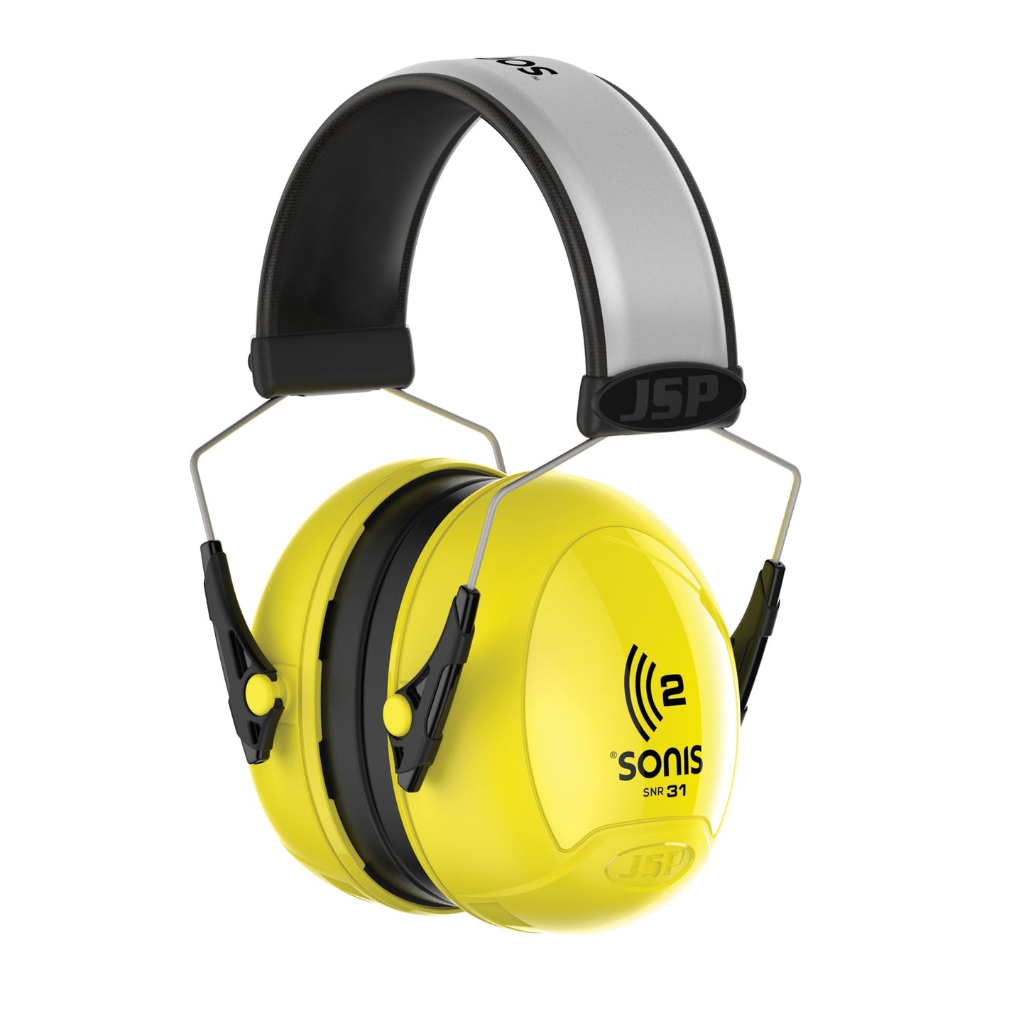JSP Sonis 2 Adjustable Ear Defenders 31dB SNR Extra Visibility Comfortable