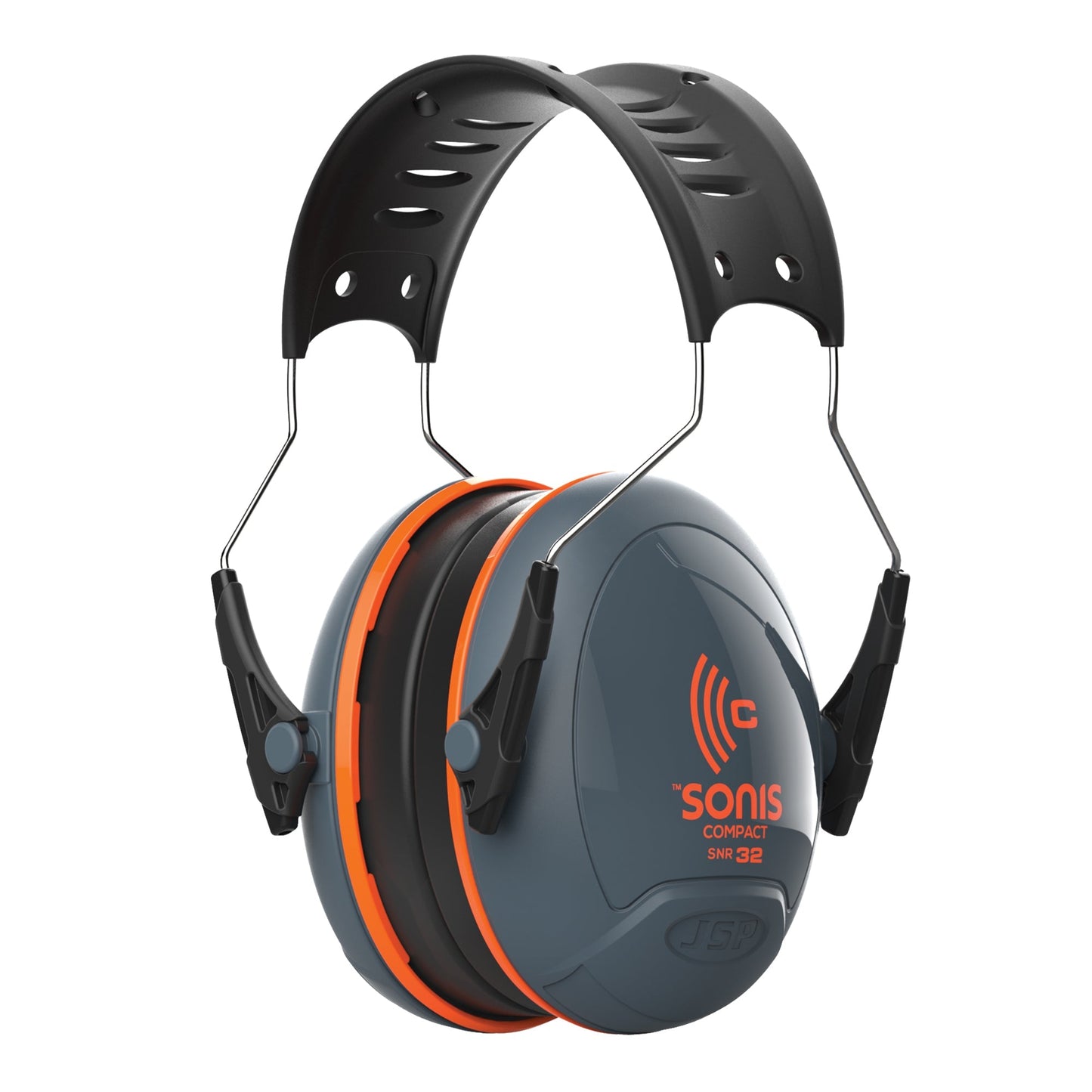 JSP Sonis Compact Adjustable Ear Defenders 32dB SNR Low Profile Comfort