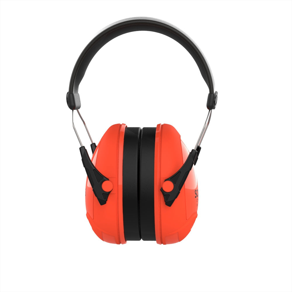JSP Sonis Compact Low Profile Adjustable Ear Defenders 32dB SNR Extra Visibility