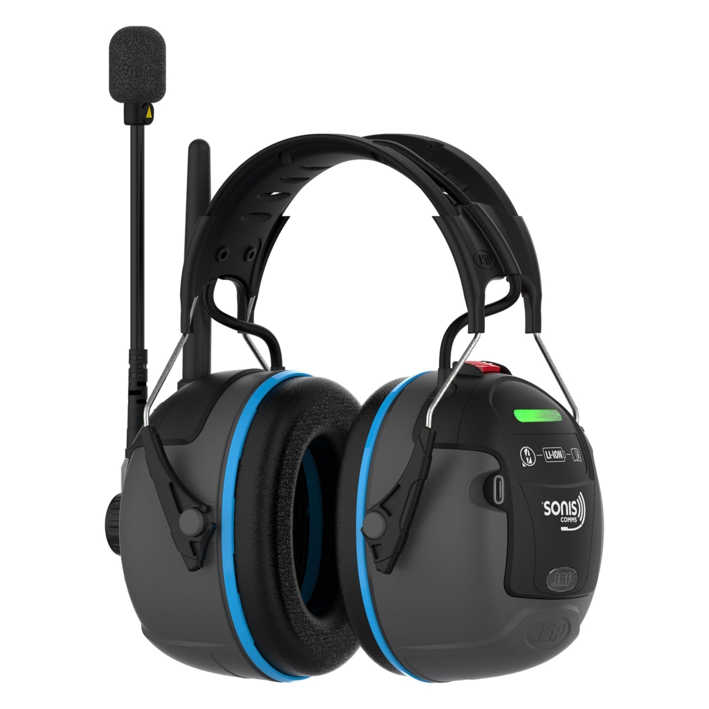 JSP Sonis Comms Bluetooth Headset with Active Hearing Protection & Intercom