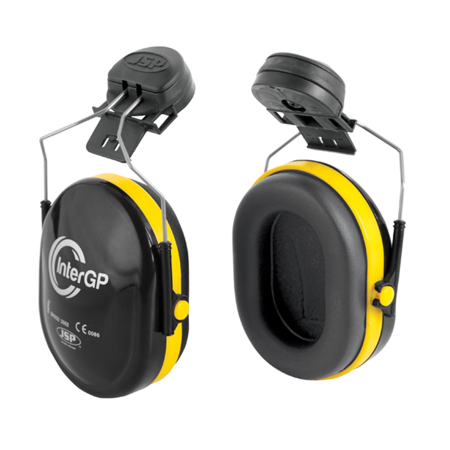 JSP InterGP Helmet Mounted Ear Defenders Adjustable Steel Arms EN 352-3