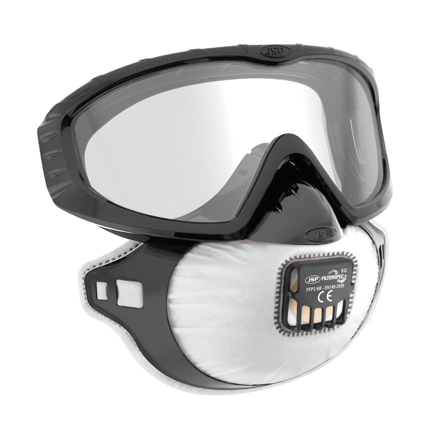 JSP FilterSpec Pro Goggle FFP3V Valved Eye and Respiratory Protection