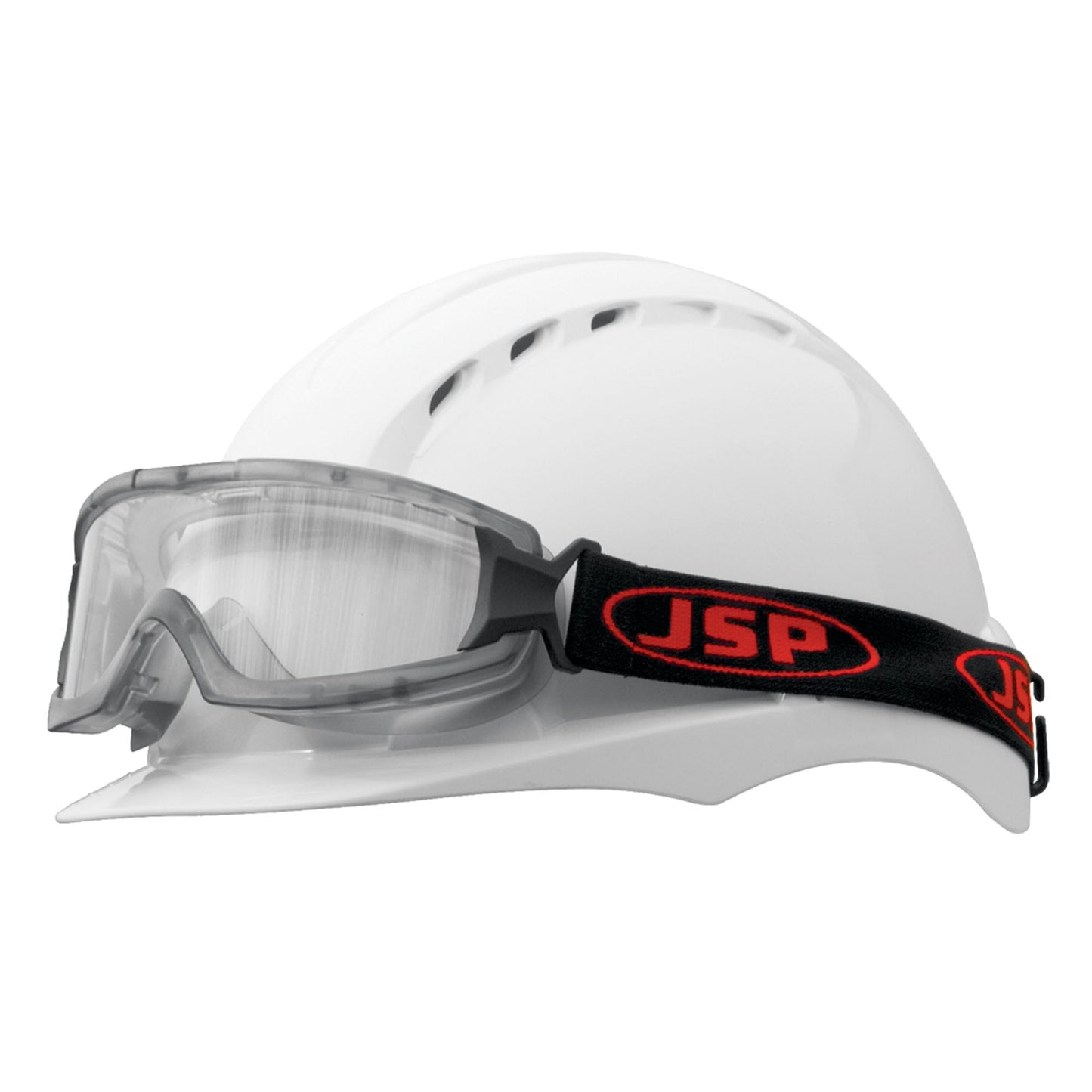 JSP EVO Single Lens Safety Goggles Clear Lens Anti-Mist Scratch Resistant
