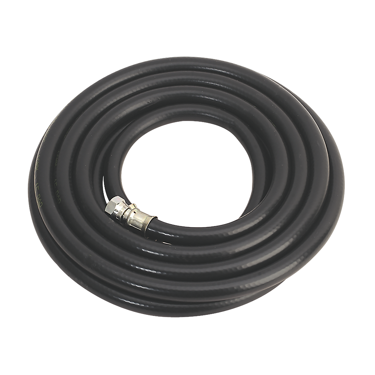 Sealey 5m Air Hose Ã˜10mm with 1/4" BSP Unions Heavy-Duty Silicone-Free