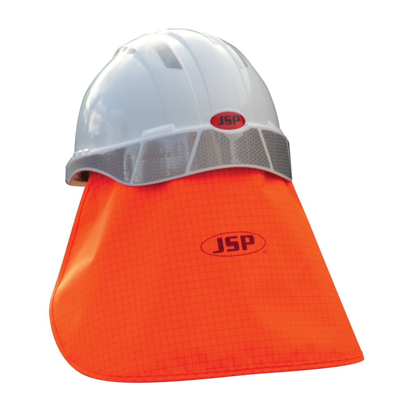 JSP Hi-Vis Orange UPF50 Neck Cape Waterproof Flame Retardant Dust Protection