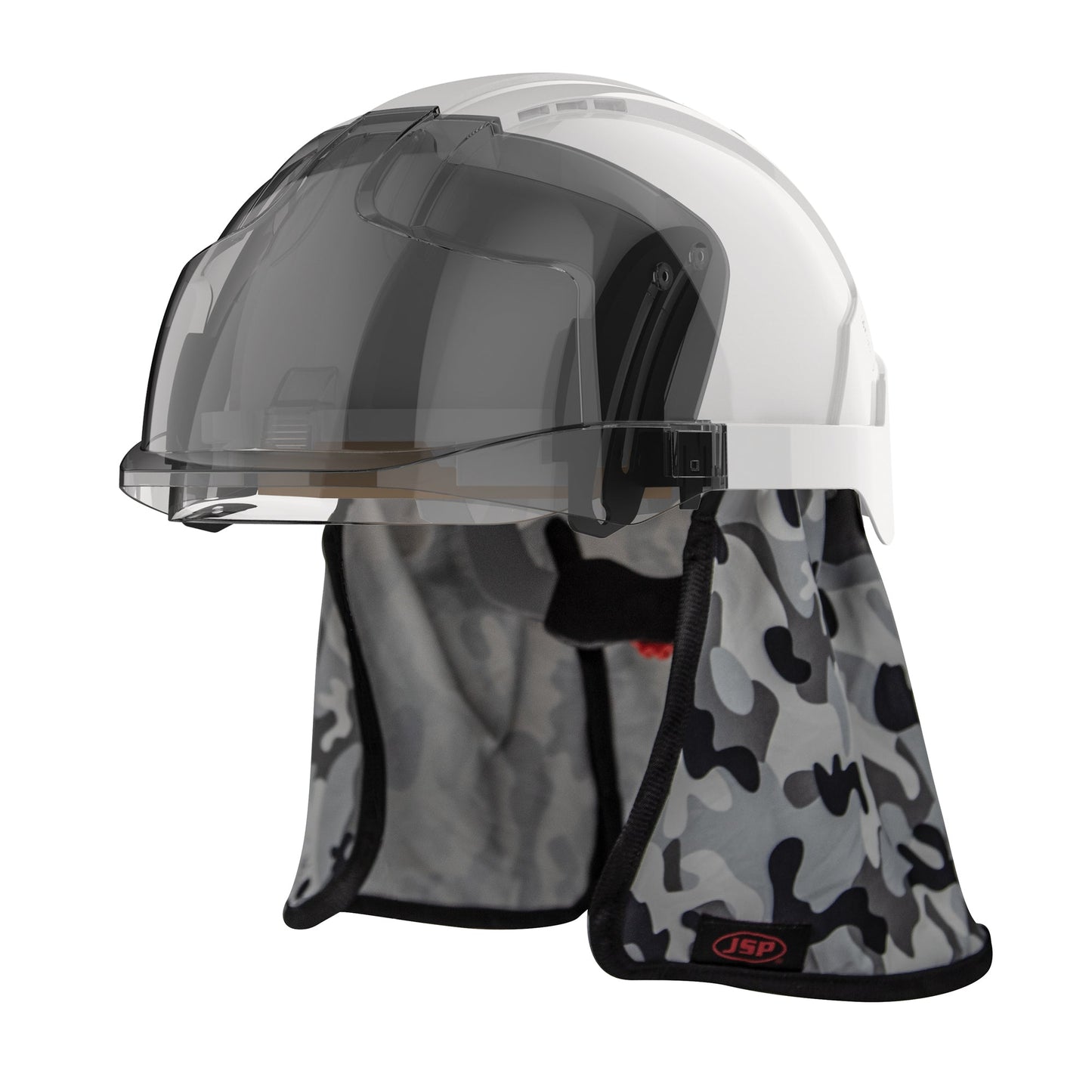 JSP EVO Neck Cape Camouflage UV Protection 50 Compatible with Safety Helmets