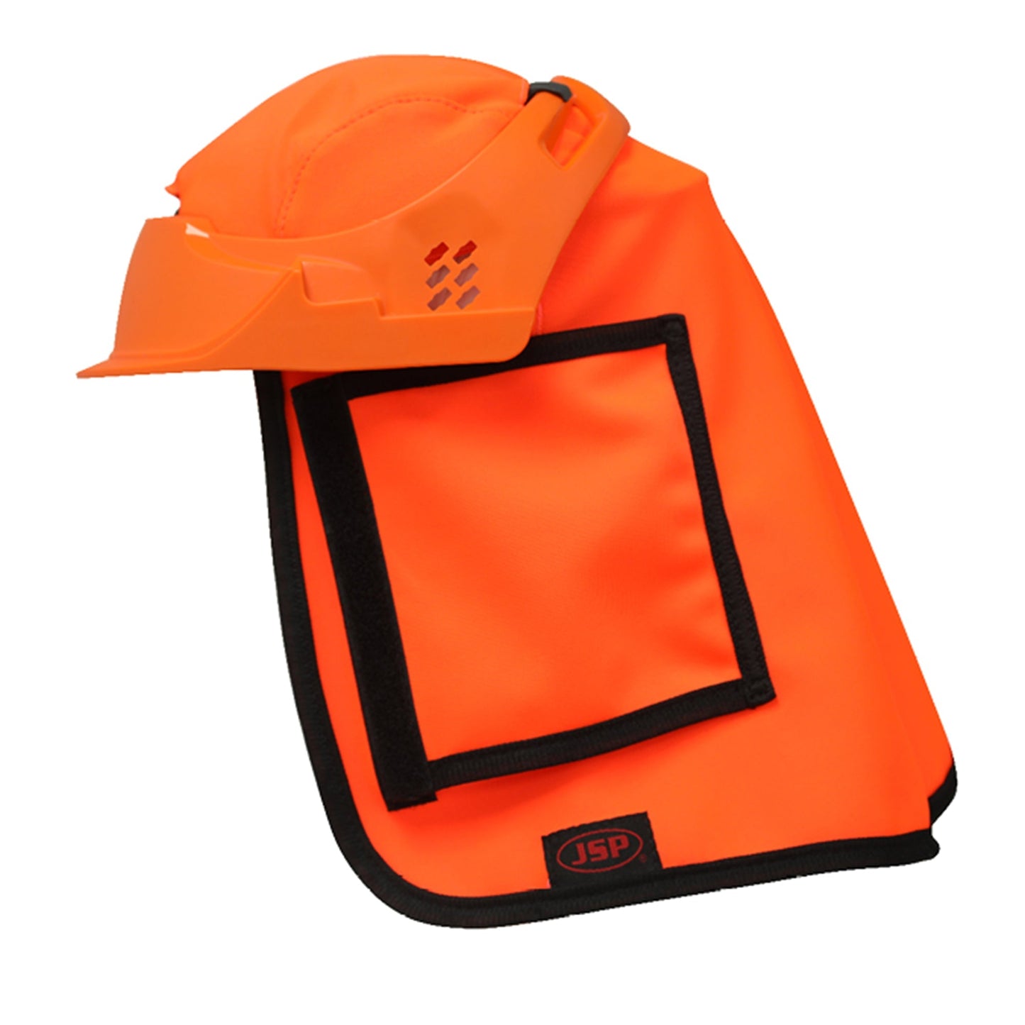 JSP EVOGuard Browguard Sun Cape UV Protection Hi-Vis Orange for Outdoor Work