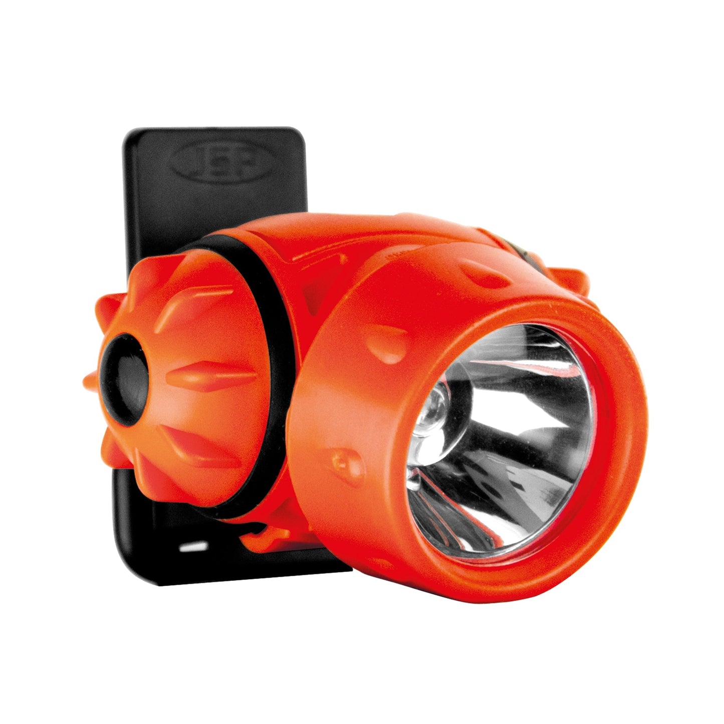 JSP CREE Q5 LED Helmet Torch Hi-Vis Orange 100 Lumens 3 Modes Lightweight