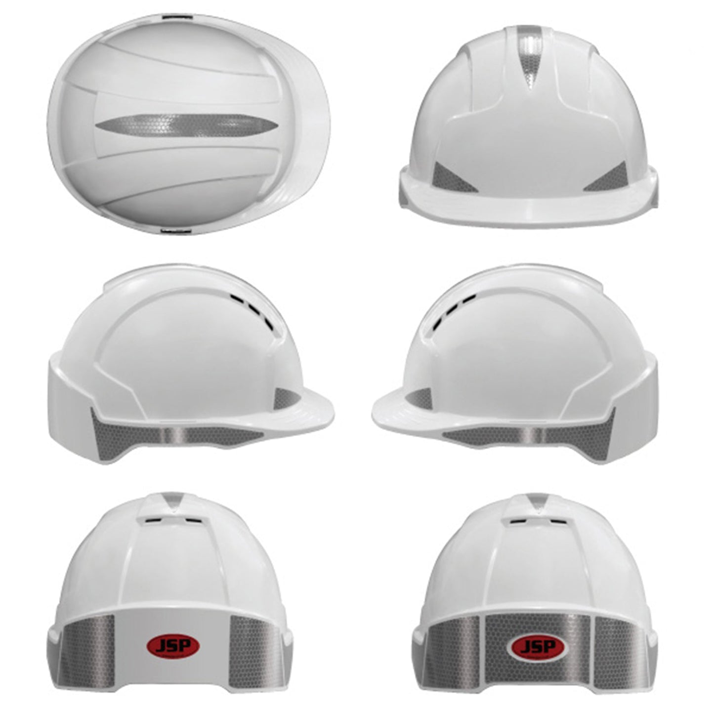 JSP Reflective CR2 Decal Kit for EVOLite Safety Helmets - 10 Pack