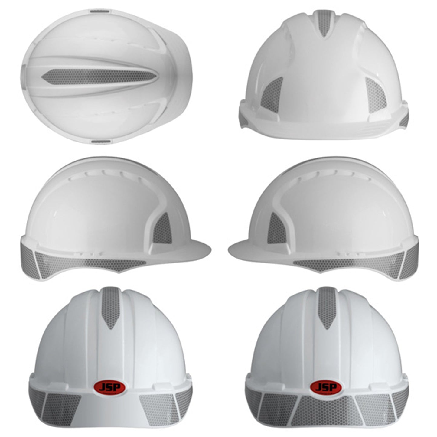 JSP EVO3 Reflective CR2 Decal Kit for EVO2/3 Safety Helmets - 10 Pack
