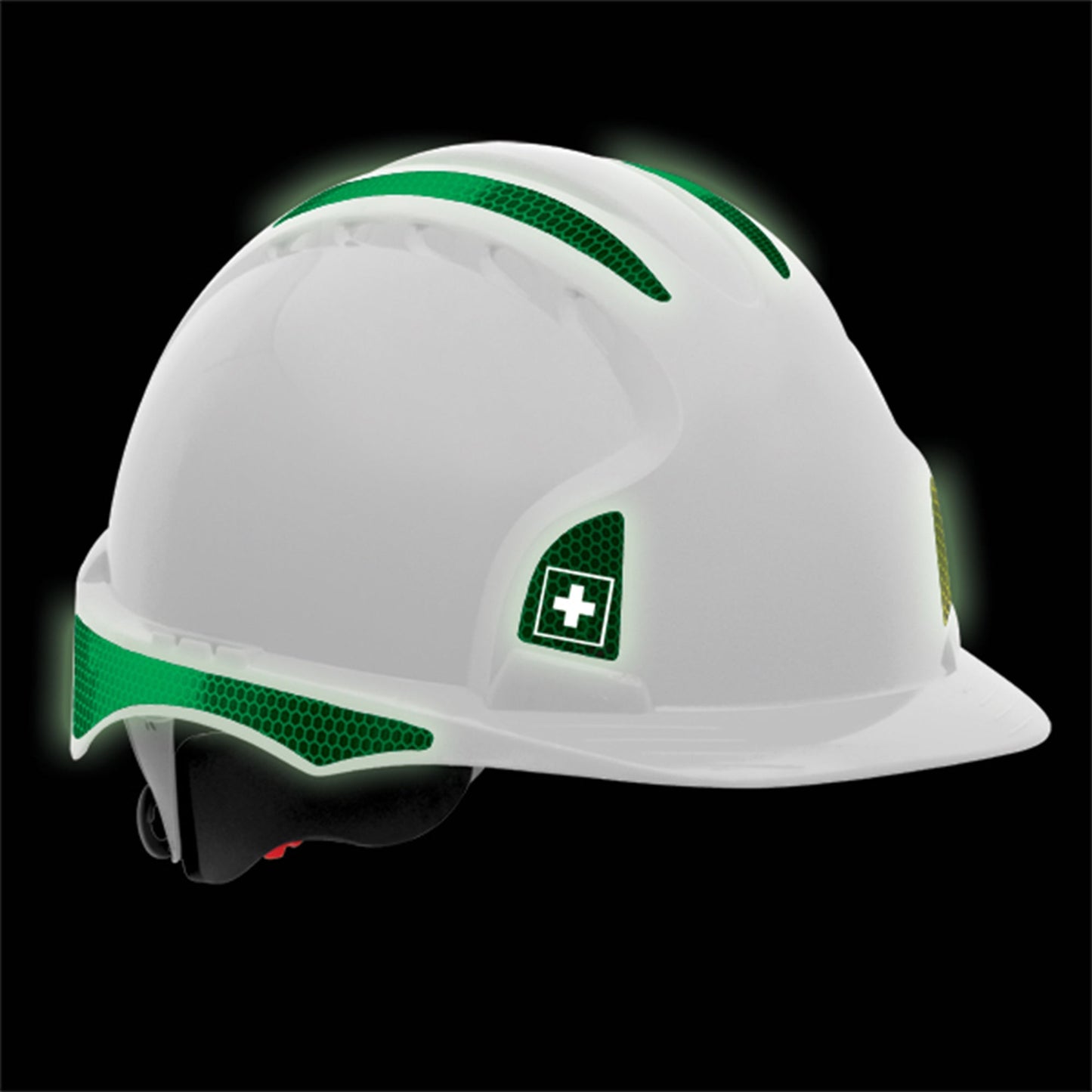 JSP EVO3 Reflective CR2 Decal Kit for EVO2/3 Safety Helmets - 10 Pack