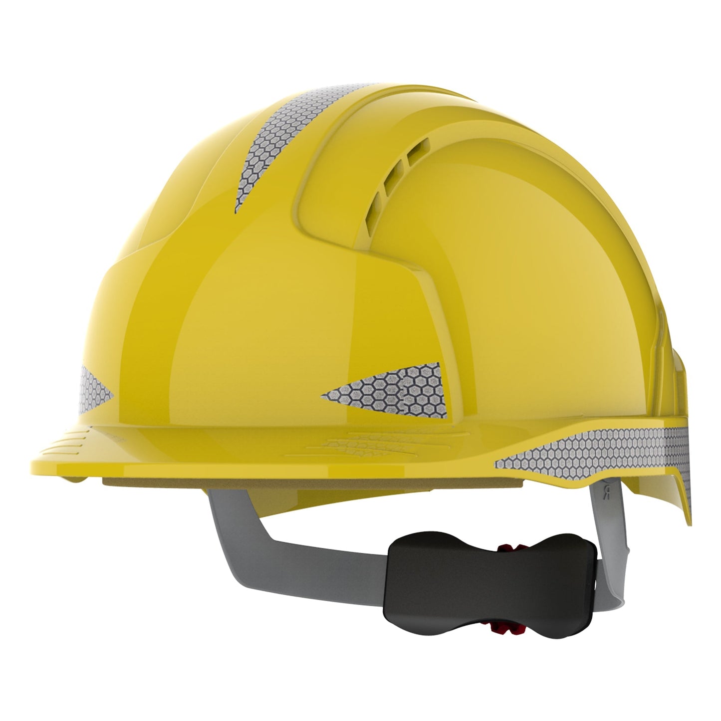 JSP EVOLite Safety Helmet Vented with Reflective CR2 Decals Wheel Ratchet
