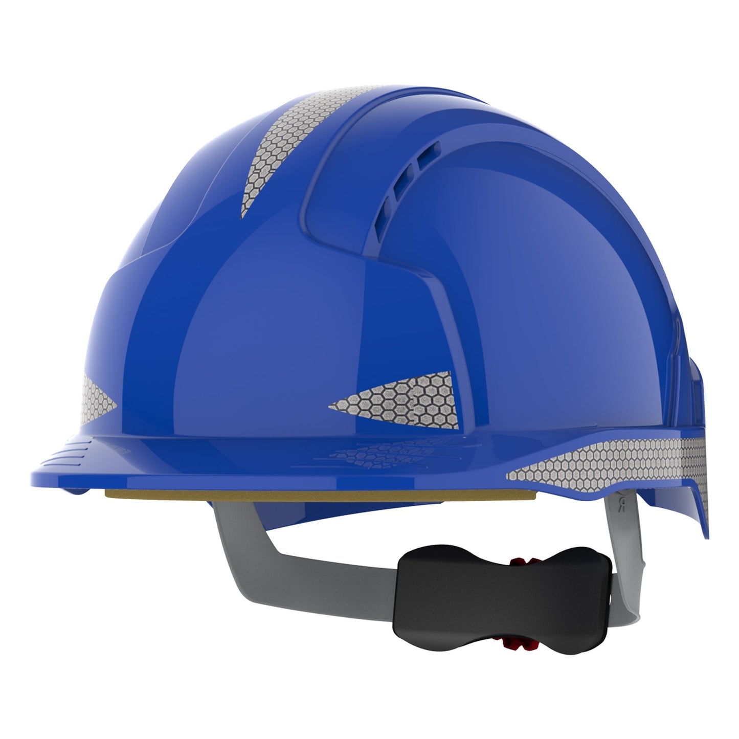 JSP EVOLite Safety Helmet Vented with Reflective CR2 Decals Wheel Ratchet