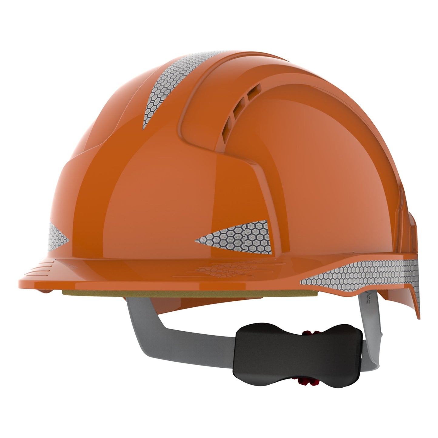JSP EVOLite Safety Helmet Vented with Reflective CR2 Decals Wheel Ratchet