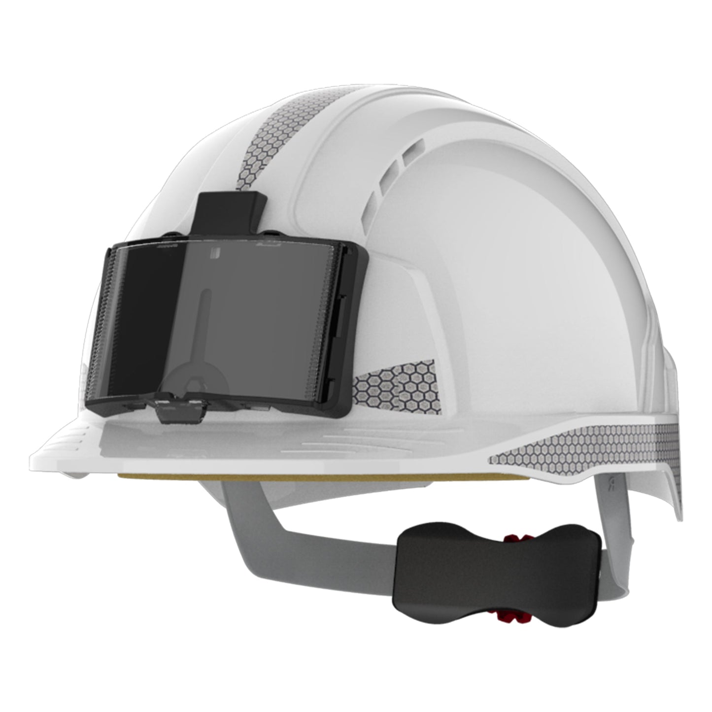 JSP EVOLite Safety Helmet Reflective Decals ID Badge Holder Lamp Bracket