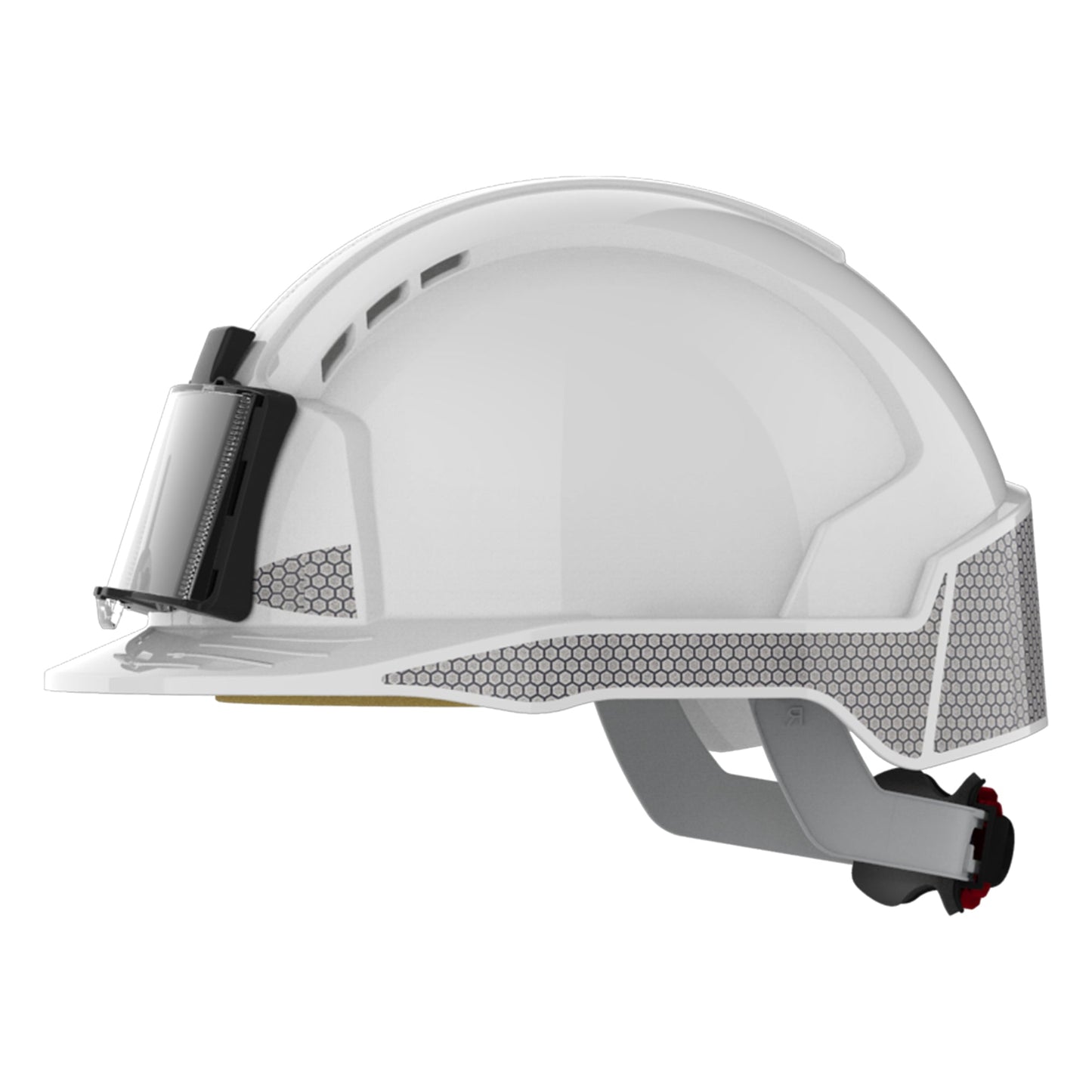 JSP EVOLite Safety Helmet Reflective Decals ID Badge Holder Lamp Bracket