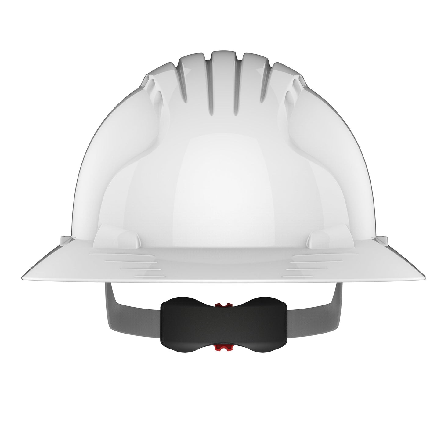 JSP EVO 6100 Full Brim Safety Helmet Wheel Ratchet HDPE Multi Standard White
